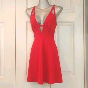 NWT sexy red dress xxs